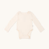 Long sleeve onesie in sand yellow
color