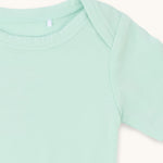 Short Sleeve Onsie Aloe close up