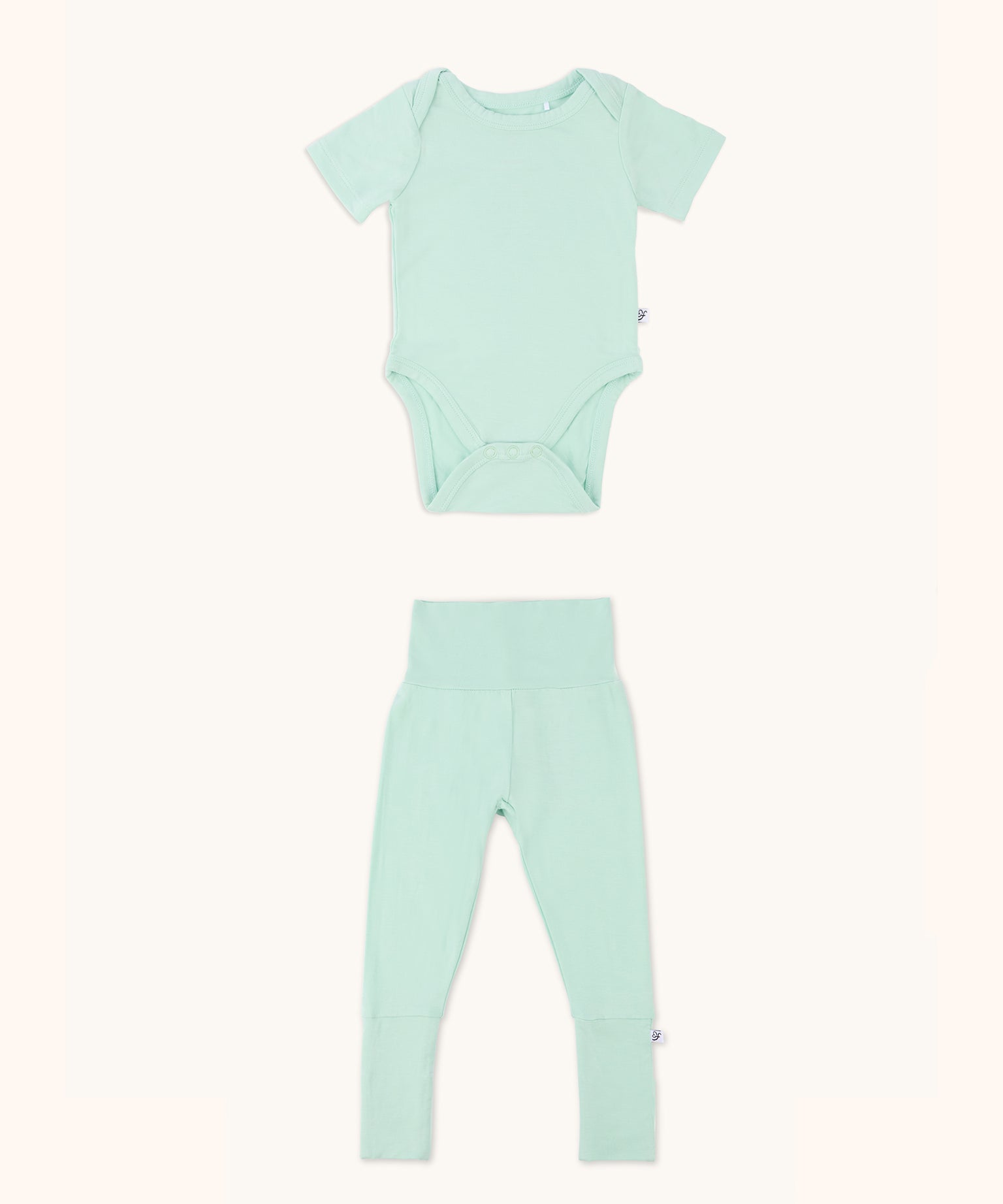 Baby Onesie + Leggings Bundle in Aloe