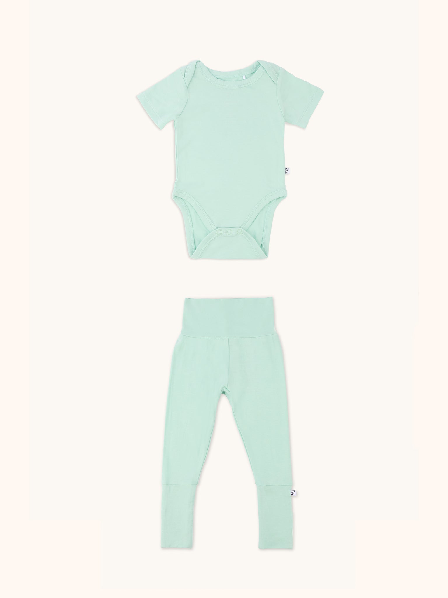 Baby Onesie + Leggings Bundle in Aloe