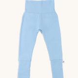 Baby leggings in blue glacier color