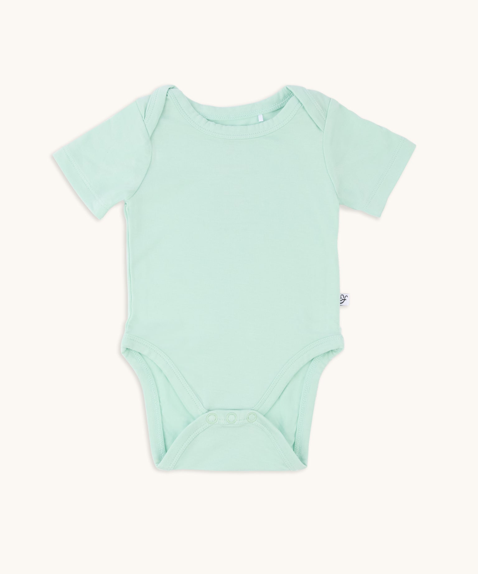 Baby Onesie Short Sleeve in Aloe