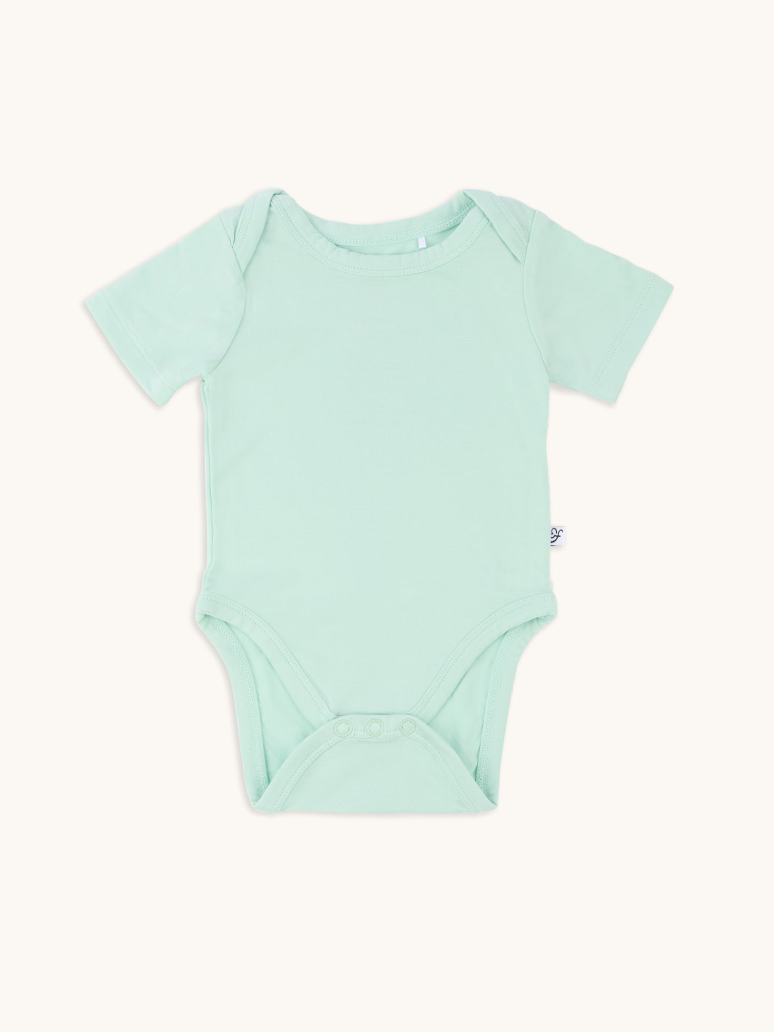 Baby Onesie Short Sleeve in Aloe